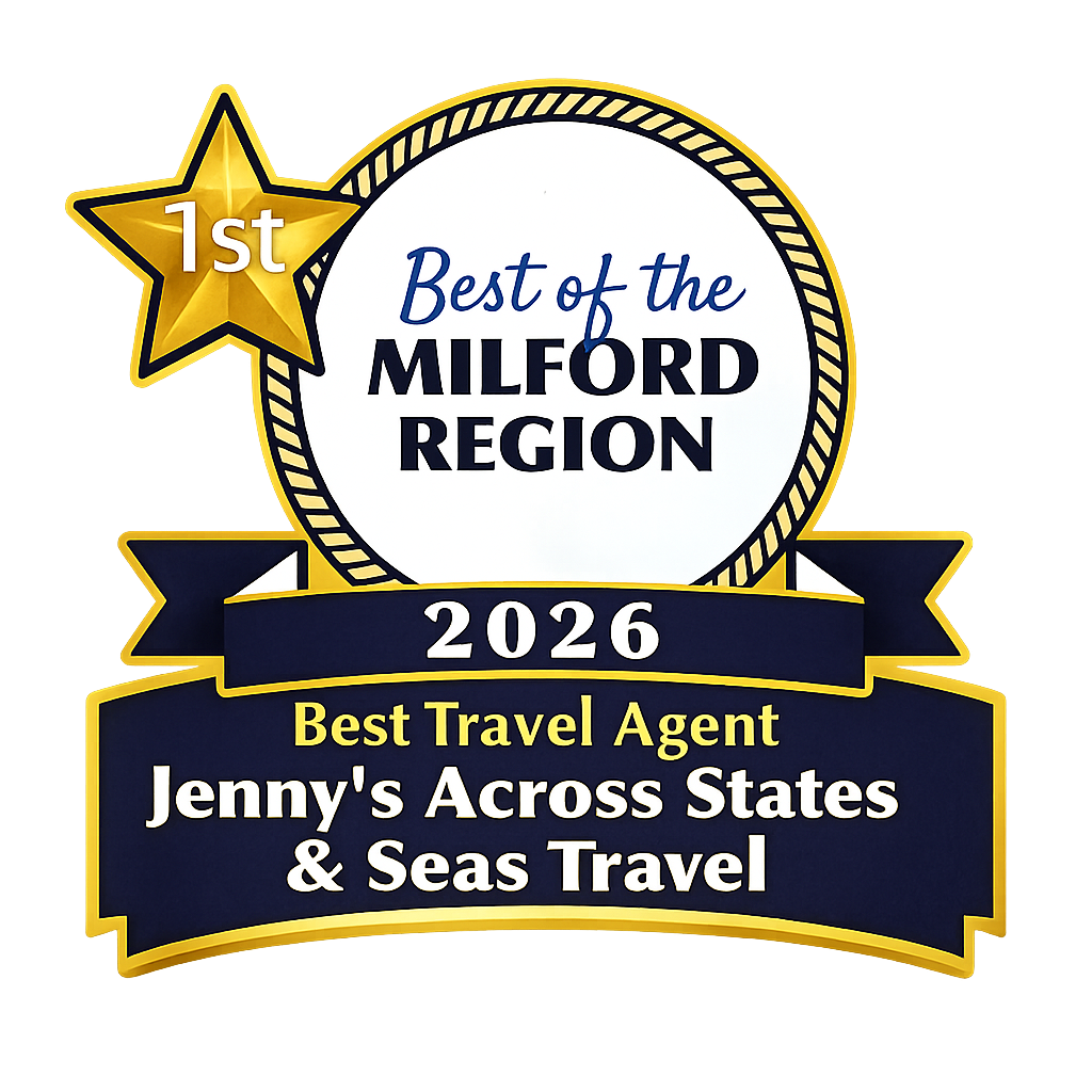 Voted Best of the Milford Region 2026 — Travel Agent